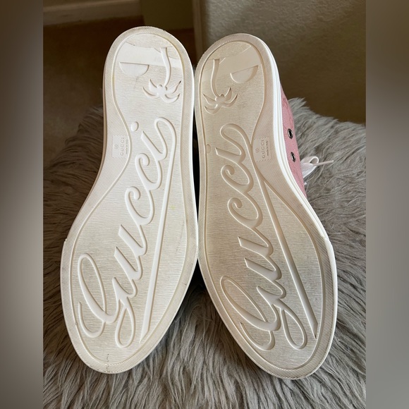 GUCCI TESS S GOMMA ROSE GG MONOGRAM SNEAKERS - Picture 2 of 13
